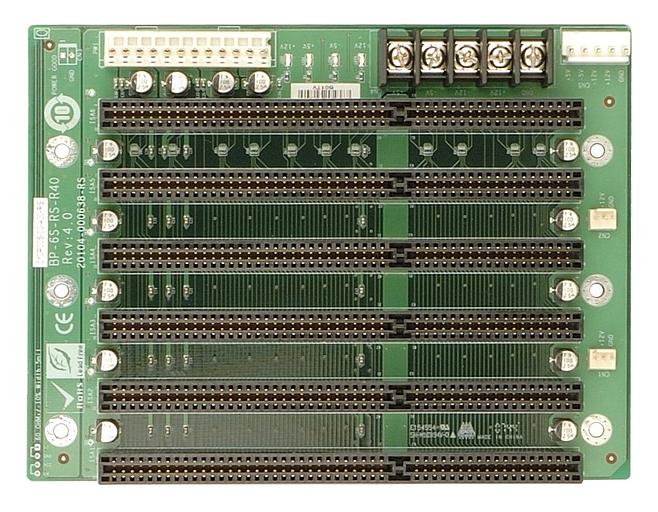 Промышленная кроссплата BP-6S-RS, пассивная шина, 6 слотов фото 1