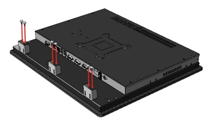 Крепёж FRK19P, комплект для монтажа в стойку мониторов 19" фото 1