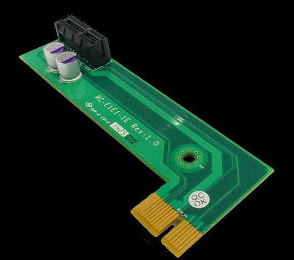 Riser карта с 1x PCIex1 Slot, совместимая с DE-1001 фото 1