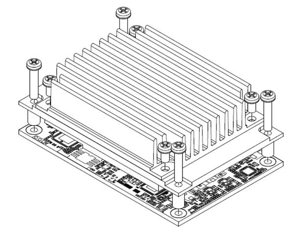 7128D310000E. пластина теплоотвода для CEM310 (HEAT SPREADER), крепление - 4 винта. фото 1