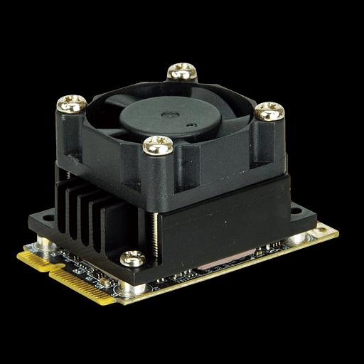 Ускоритель инференса нейронных сетей Mustang-MPCIE-MX2, с 2 визуальными процессорами (VPU) Intel® Movidius™ Myriad™ X. Встраиваемое и энергоэффективное решение для задач машинного зрения в форм факторе mPCIe, совместимое с инструментарием фото 1