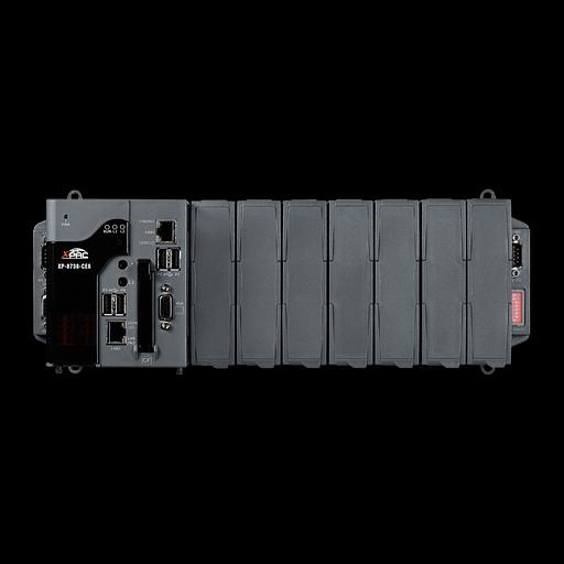 Контроллер с процессором x86 dual-core 1 ГГц, 2 Гб DDR3 SDRAM, 32 Гб Flash, 2 x RS-232, 1 x RS-485, 1 x RS-232/485, 1 x VGA, 2 x Gigabit Ethernet (RJ-45), 4 x USB 2.0, 8 Гб CF, 7 слотов расширения, Windows CE 6.0, ПО Win-GRAF IEC 61131-3 фото 1