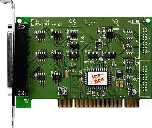 Плата Universal PCI с 24 каналами дискретного ввода/вывода фото 1