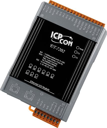 Ethernet-модуль с 3 каналами аналогового ввода, 6 каналами дискретного ввода, 3 каналами релейного вывода и со встроенным 2-портовым Ethernet-коммутатором фото 1