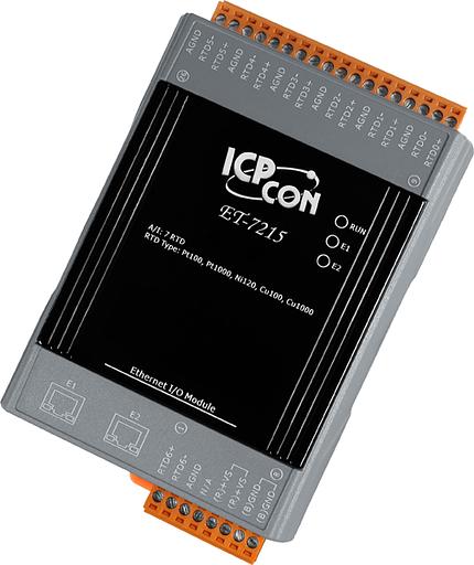 Ethernet-модуль с 7 каналами ввода с терморезисторов, со встроенным 2-портовым Ethernet-коммутатором фото 1