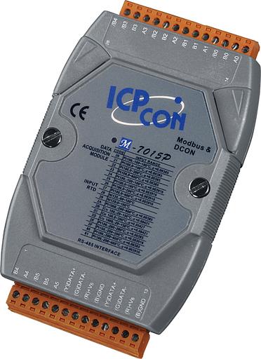 Модуль с 6 каналами ввода сигнала с термосопротивления, с компенсацией сопротивления проводов в 3-проводном подключении, протокол Modbus RTU фото 1