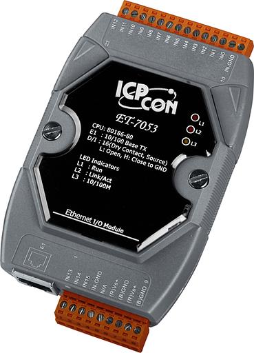 Ethernet-модуль с 16 каналами изолированного дискретного ввода, с 32-битными счетчиком фото 1