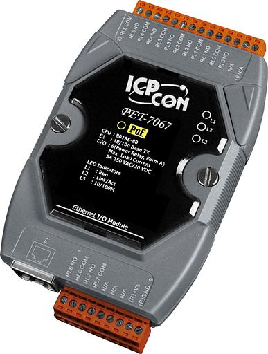 Ethernet-модуль с 8 каналами силового реле, с возможностью питания по PoE фото 1