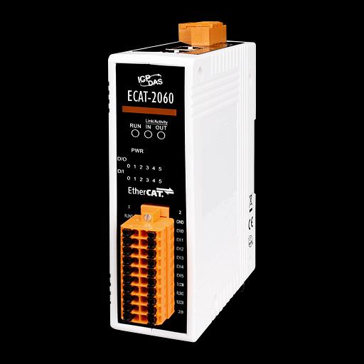 Модуль дискретного ввода-вывода EtherCAT, 6 каналов дискретного ввода, 6 каналов релейного выхода фото 1