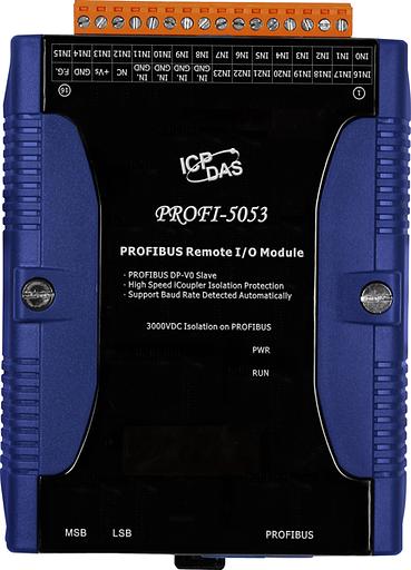 Модуль PROFIBUS с 24 каналами неизолированного дискретного ввода (сухой контакт) фото 1