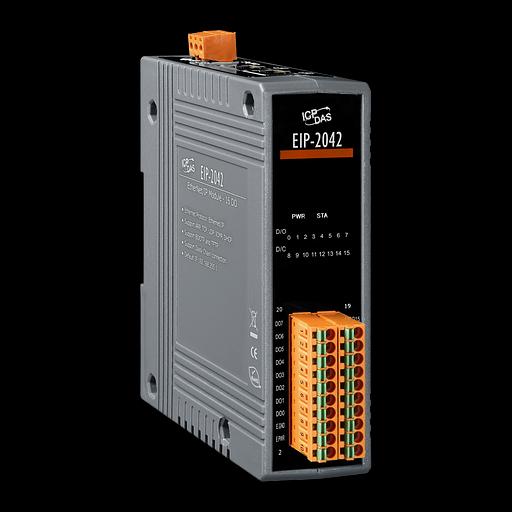 Модуль с 16 каналами изолированного дискретного вывода (Sink, 3.5~50 В пост.), протокол EtherNet/IP фото 1