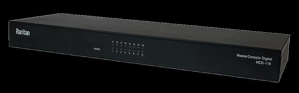 КВМ-переключатель MCD-116, MasterConsole Digital CAT5 KVM Switch, 16-port, one user, DVI+USB+Audio console фото 1