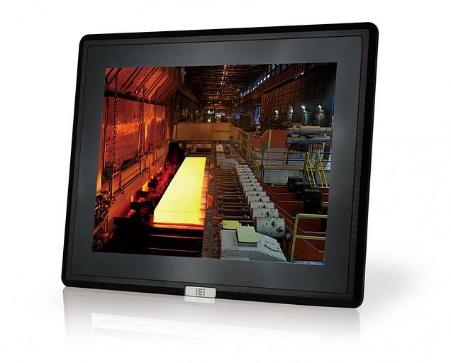 Промышленный монитор DM-F08A/R, дисплей 8" SVGA, 800 x 600, 500 кд/м2, 1 x VGA, 1 x DVI, 1 x USB 2.0, резистивный сенсорный дисплей (USB), питание 12 В DC фото 1