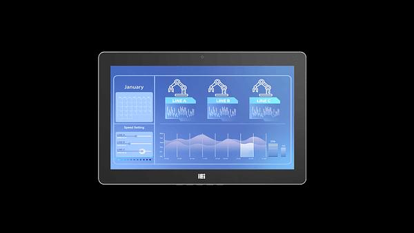 Промышленный монитор DM2-W156K Проекционно-ёмкостный сенсорный экран 15.6" (16:9), антибликовое покрытие, Anti-UV покрытие. Пылевлагозащита передней панели IP65. Разрешение 1920 x 1080, яркость 450 кд/м², контрастность 800:1. Встроенные дин фото 1