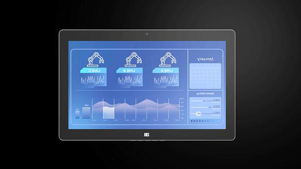 Промышленный монитор DM2-W185K Проекционно-ёмкостный сенсорный экран 18.5" (16:9), антибликовое покрытие, Anti-UV покрытие. Пылевлагозащита передней панели IP65. Разрешение 1920 x 1080, яркость 350 кд/м², контрастность 1000:1. Встроенные дин фото 1