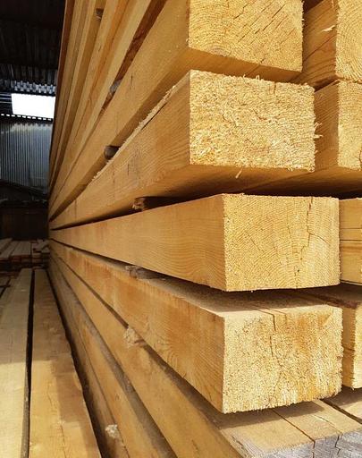 Брус обрезной 75×100 мм, естественной влажности фото 1