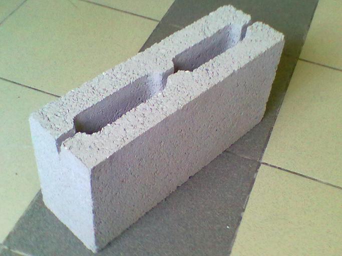 Блок перегородочный бетонный М-35 2-пустотный опт фото 1