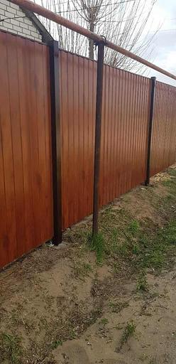 Заборы из профнастила опт фото 6