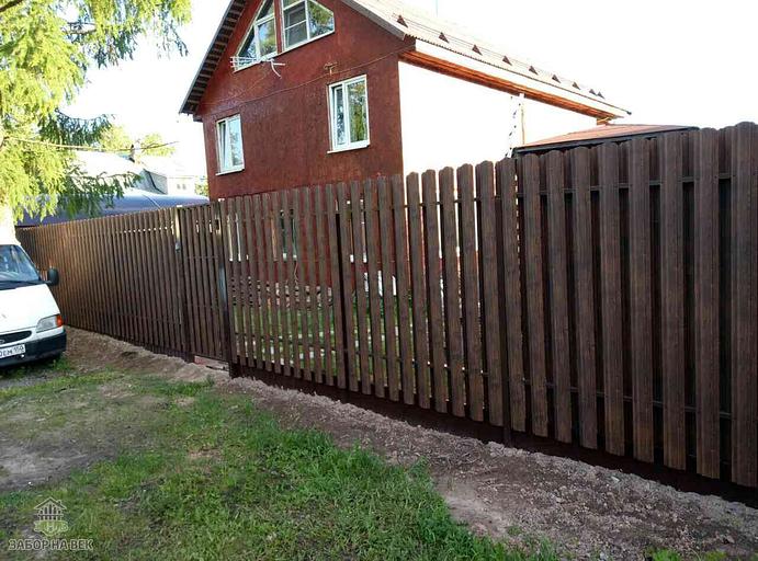 Заборы из штакетника опт фото 5