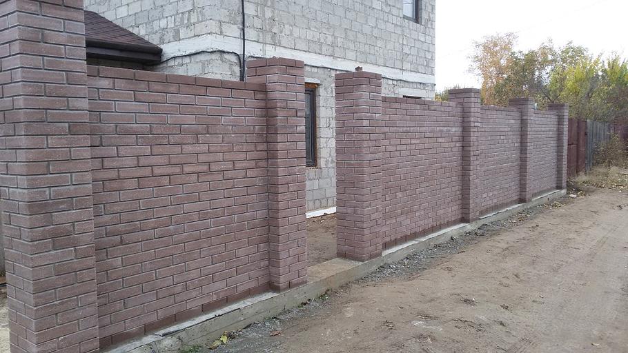 Комбинированные заборы опт фото 7