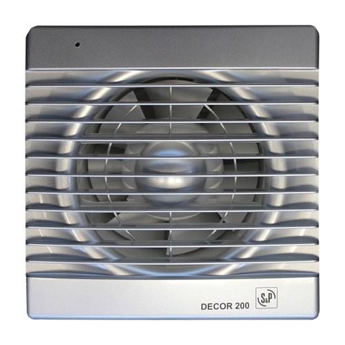 Накладной вентилятор Soler Palau Decor-200C Silver фото 1
