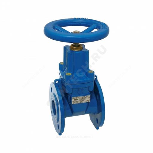 Задвижка чугунная VOC4241C МЗВ обрезиненный клин Ду 50 Ру16 до +110 фланцевая Tecofi VOC4241C-00EP0050 фото 2