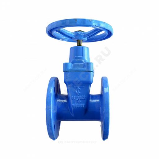 Задвижка чугунная VOC4241C МЗВ обрезиненный клин Ду 200 Ру16 до +110 фланцевая Tecofi VOC4241C-00EP0200 фото 3