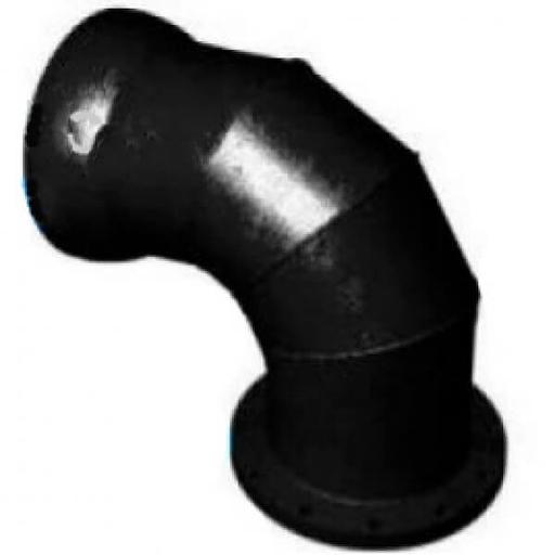 Колено раструб фланец УРФ 250 чугунное ВЧШГ с ЦПП фото 1