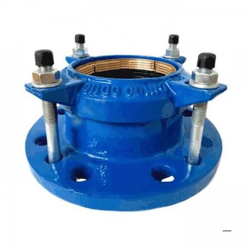 Муфта чугун для ПЭ труб Ду 100 (Дн 110-110) Ру16 L=105мм ПФРК-Е фото 1