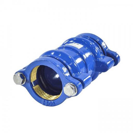 Муфта чугун соединительная для ПЭ труб Ду 100 (Дн 110-110) Ру16 ДРК-Е Benarmo фото 1