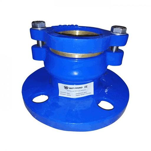 Муфта чугун соединительная для ПЭ труб Ду 80 (Дн 90-90) Ру16 ПФРК-Е Benarmo фото 1