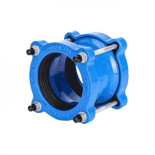 Муфта чугун соединительная Ду 50 (Дн 59-72) Ру16 L=150мм ДРК . фото 1