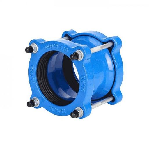 Муфта чугун соединительная Ду 500 (Дн 526-546) Ру16 L=200мм ДРК фото 1