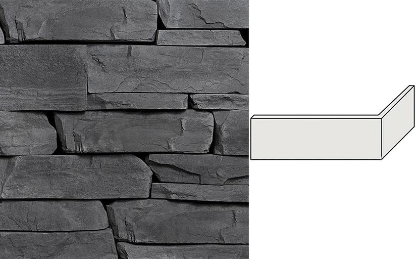 Искусственный облицовочный камень Балтфасад Горный скол угловой элемент 1002 фото 1