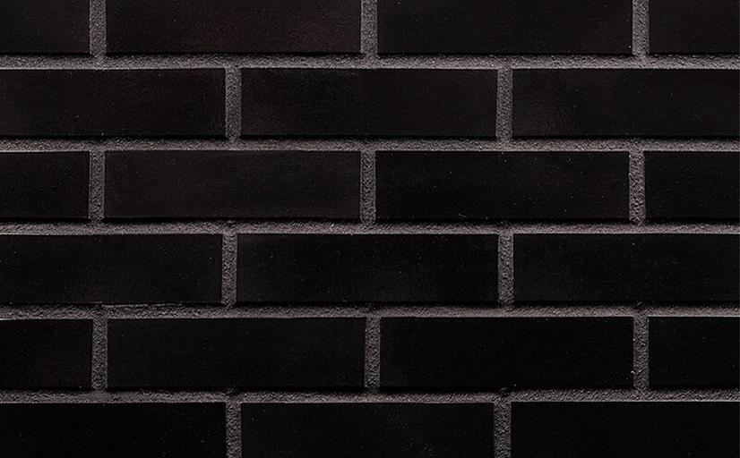 Клинкерная плитка под кирпич King Klinker Free Art 17 Onyx black, 250*65*10 мм фото 1