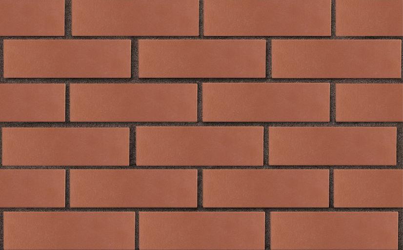 Кирпич облицовочный ЛСР, темно-красный, гладкий, утолщенные стенки, 250*120*65 мм фото 1