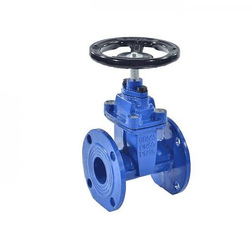 Задвижка чугун 30ч39р МЗВ обрезиненный клин гайка чугун, шток сталь Ду 300 Ру10 фл фото 1