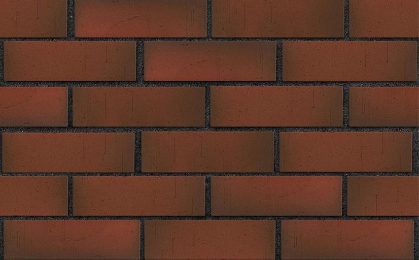 Кирпич клинкерный ЛСР Ричмонд красный флэш винтаж, 250*85*65 мм фото 1
