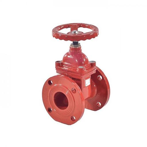 Задвижка чугун 30ч39р МЗВГ обрезиненный клин c гайкой Ду 200 Ру10/16 Тмакс=150C фл фото 1