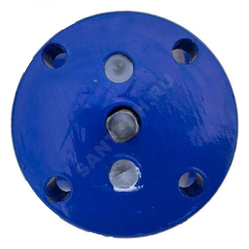 Задвижка чугун 30ч939р МЗВ обрезиненный клин Ду 350 Ру10/16 фл под эл/привод . фото 4