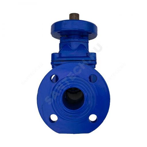 Задвижка чугун 30ч939р МЗВ обрезиненный клин Ду 350 Ру10/16 фл под эл/привод . фото 6