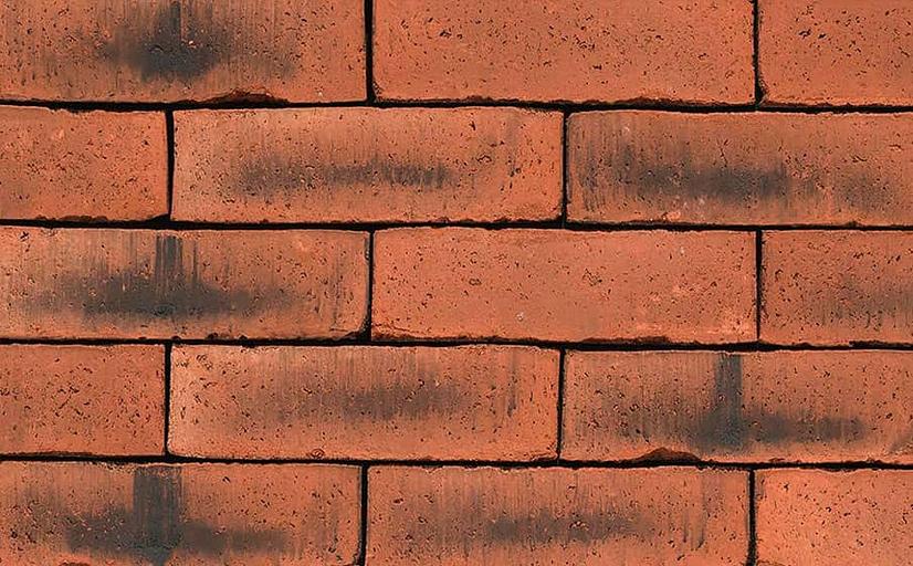 Кирпич облицовочный ручной формовки Terca Westcliffe Weathered Red (65mm WESTCLIFFE RED MULTI), 215*102*65 мм фото 1