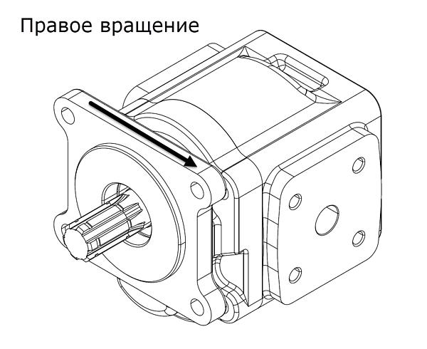 Насос QHD1-51R-B01D20-SS09S08-NP.V1H / аналог НШ-50 фото 1