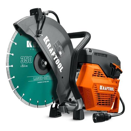 KRAFTOOL 3700 Вт, 350 мм, диск в комплекте, бензорез по бетону (бетонорез) (K770-14 H) фото 1