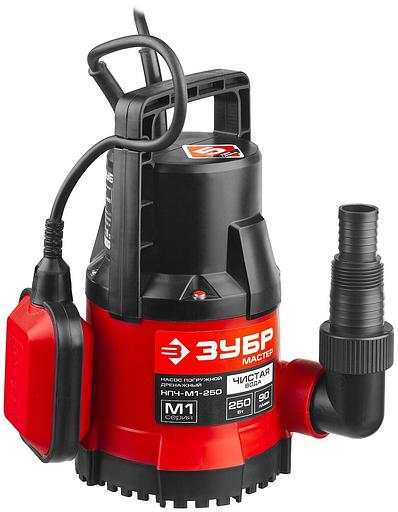 ЗУБР 250 Вт, дренажный насос с минимальным уровнем откачки (НПЧ-М1-250) фото 8