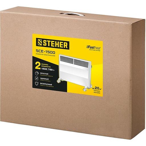 STEHER Е серия 1.5 кВт, электрический конвектор (SCE-1500) фото 2