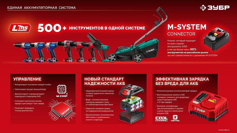 ЗУБР 20 В, 2 порта, 2 х 3 А, зарядное устройство для LMS АКБ (БЗУ-20-2) фото 3