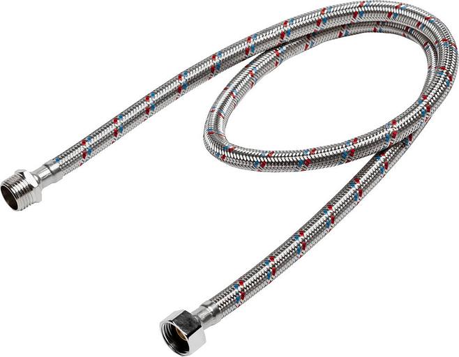 STAYER 1/2″, 1 м, гайка-штуцер, гибкая подводка для воды, Professional (51015-G/S-100) фото 1
