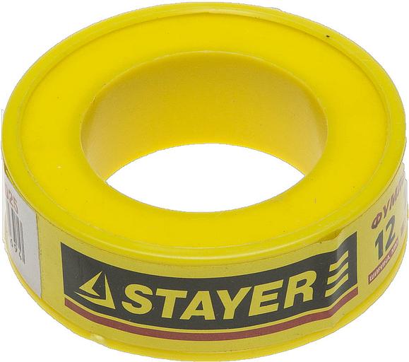 STAYER 0.075 мм х 12 мм х 10 м, 0.25 г/см3, ФУМ лента (12360-12-025) фото 1