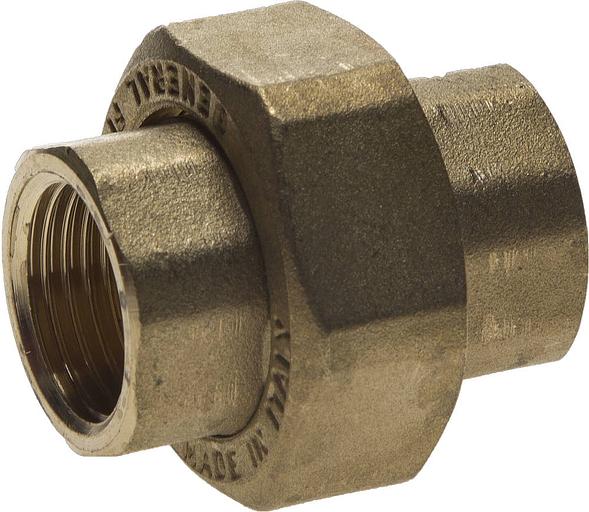 GENERAL FITTINGS гайка-гайка 1/2″, соединитель с накидной гайкой (51037-G/G-1/2) фото 1
